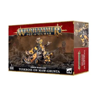 Imagem de Warhammer - Age of Sigmar - ORRUK WARCLANS: TUSKBOSS ON Maw-GRUNTA