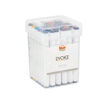 Imagem de Marcador Artístico Evoke Dual Marker BRW, 36 UNIDADES