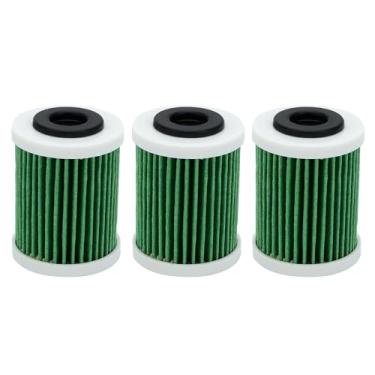 Imagem de Filtro de combustível de reposição Tvent 6P3-WS24A-00-00 para Yamaha Marine F150 LF150 VF200 F200 VF225 F225 VF250 F250 6P3-24563-00-00 6P3-24563-01 - 00 (pacote de 3)