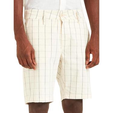 Imagem de Bermuda Forum Masculina Linho Xadrez Off-White Mescla-Masculino