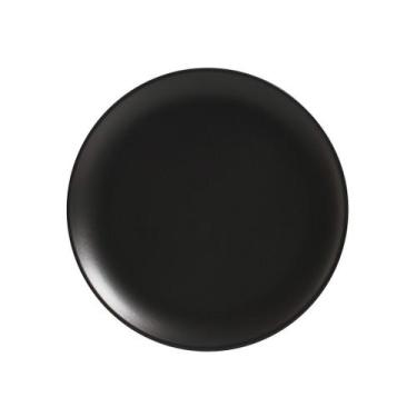 Imagem de Conjunto com 6 Pratos Raso Coup Preto Acetinado Ø29cm - Alleanza Cerâm