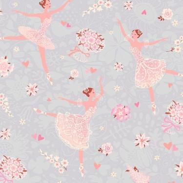 Imagem de Papel de Parede Adesivo Infantil Bailarina - 008 - Multimpressão