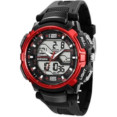Imagem de Relógio Masculino X-Games XMPPA197 BXPX Anadigi Preto/Vermelho