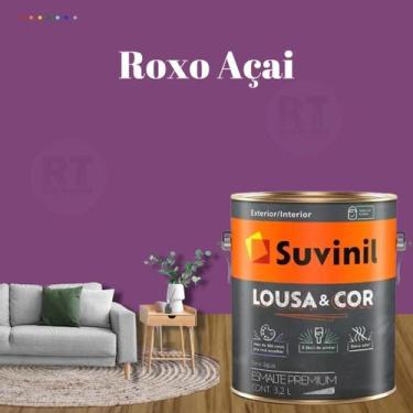 Imagem de Tinta Lousa Suvinil 3,2l  Para Parede Metal e Madeira Cor Preto Absolu