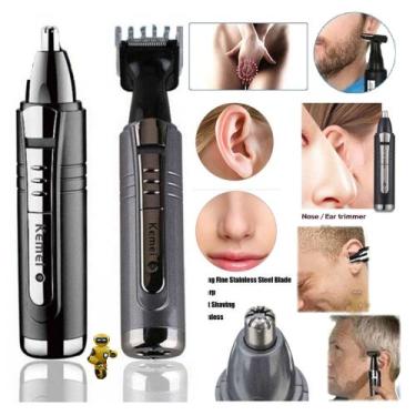 Imagem de Aparador eletrico cuidados pessoais tira pelos nariz orelhas barba axi