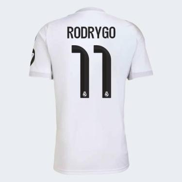 Imagem de Camisa Adidas Real Madrid CF Home 2026 11 Rodrygo, GG