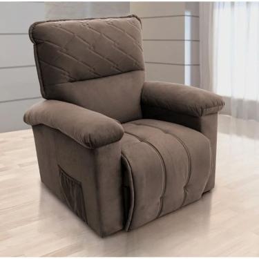 Imagem de Poltrona Do Papai Retrátil Reclinável - Marrom/Café - Gavea