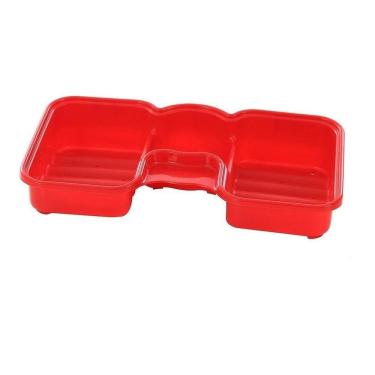 Imagem de Dispenser Pia Detergente/Esponja/Sabão Vermelho 23X12Cm 0688