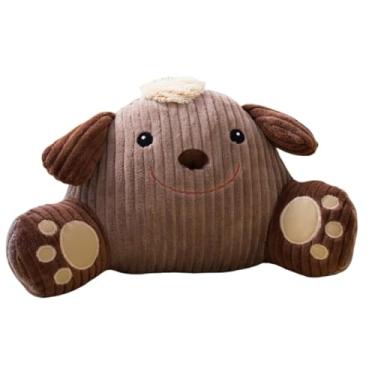 Imagem de Gujuja Almofada de leitura para encosto com braços, almofadas de descanso de cama fofas para sentar na cama, escritório, cadeira, almofada para decoração de carro e casa