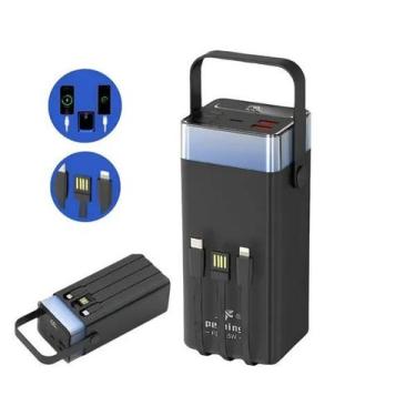 Imagem de Carregador Portátil Turbo Power Bank 40.000mah Carga Rápida Preto - Pe
