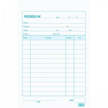 Imagem de Talão De Pedido 1/32 2 Vias X 40 Folhas - Tilibra