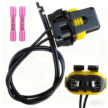 Imagem de Conector de chicote de fiação automotivo para soquete de luz de reserva/lâmpada de funcionamento diurno/luz de neblina/farol e mais, nº 1U2Z14S411FA/12101898, compatível com vários modelos de veículos
