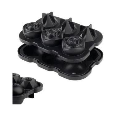 Imagem de Forma De Gelo Em Forma De Arma De Rosa De Diamante, Bandeja De Gelo Qu