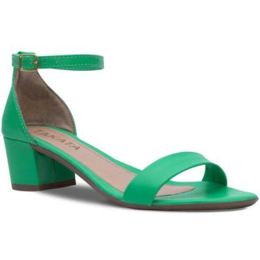 Imagem de Sandalia Feminina Salto Grosso Cores Casual Confort AF3.02 Z - Takata,