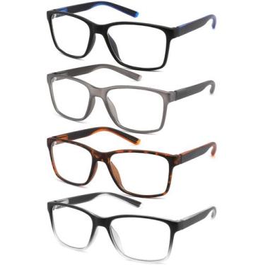 Imagem de Óculos de leitura Readersoul Blue Light Blocking, pacote com 4 unidade