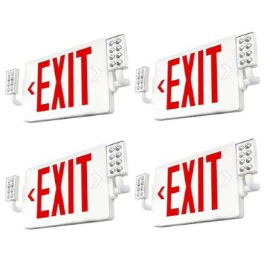 Imagem de Sinal de saída LED FREELICHT Luz de emergência dupla face 120/277V