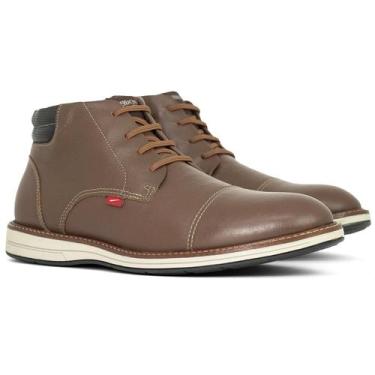 Imagem de Bota Masculina Ferracini Kingston 24h Casual Couro Elástico Conforto, 