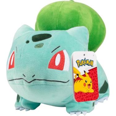 Imagem de Brinquedo de pelúcia Pokémon Bulbasaur Starter 20cm oficialmente licen