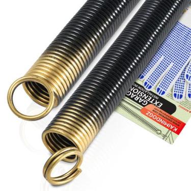 Imagem de Par de molas de extensão de porta de garagem KaiMindogz 64 cm e 180 li