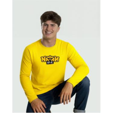 Imagem de Camiseta UV Amarela Manga Longa Natan por  Aí Logo