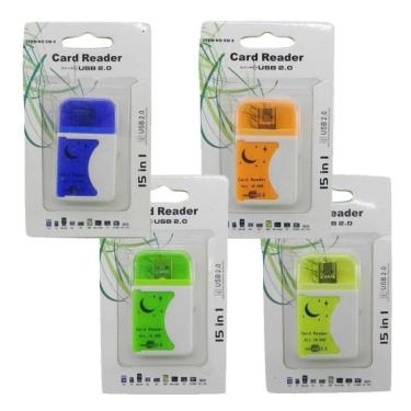 Imagem de 1x Unidade do Adaptador Usb Leitor Cartão Micro Sd Pendrive Card Reader