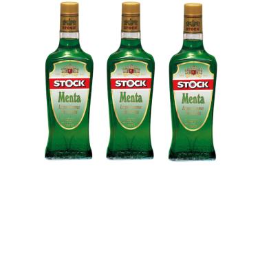 Imagem de Kit Licor Stock Creme De Menta 720ml 3 Unidades