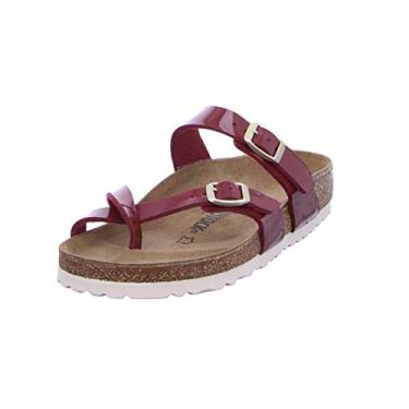 Imagem de Birkenstock Sandália de dedo feminina, 0, Bordeaux, 36