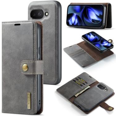 Imagem de Asuwish Capa de celular para Google Pixel 9A carteira magnética destacável com protetor de tela de vidro temperado flip porta-cartões bolsa acessórios móveis Pixel9A A9 5G mulheres homens meninas