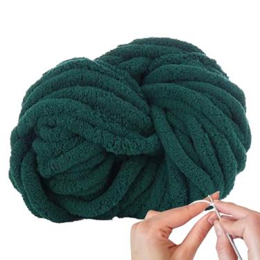 Imagem de Fio Chenille,27 M Fio Macio Chenille | Artigos Para Tricô e Crochê Para Decoração De Casa Almofada Chapéu Cesta Roupas De Bebé Manta | Chapéu Almofada Roupas Bebê Cama Pet Cachecol