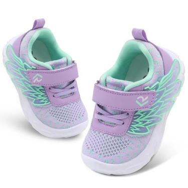 Imagem de Sapatos infantis Relxfeet, tênis Baby First Walking, tamanho 6