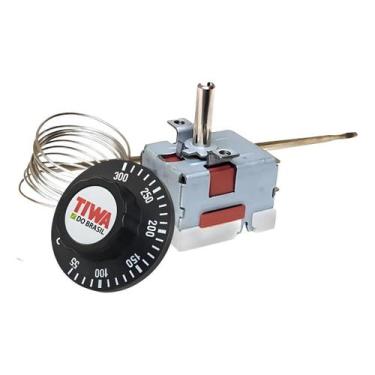 Imagem de Termostato Tiwa 50 A 300ºc 30a Bivolt Forno Layr Elétrico Fritadeira E