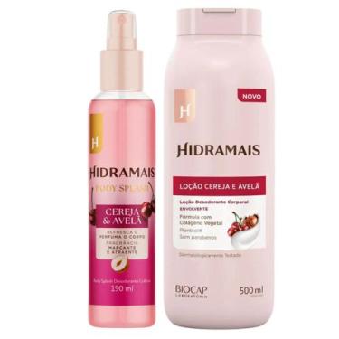 Imagem de Kit Cereja E Avelã Body Splash 190ml + Loção Creme 500ml Hidramais