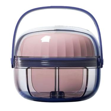 Imagem de Phefop Suplemento de Organizador de Garrafas, Comprimidos de Vários Compartimentos Abrindo a Classe de Abertura de Alimentos Aula Ao Ar Livre (Rosa 6.2x5.3cm)