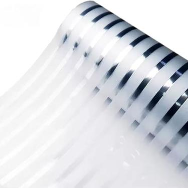 Imagem de Película Adesiva Jateada para Privacidade Vidros, Box, Janelas e Portas Decoradas Impermeável (Jateado Persiana, 3mx1m)