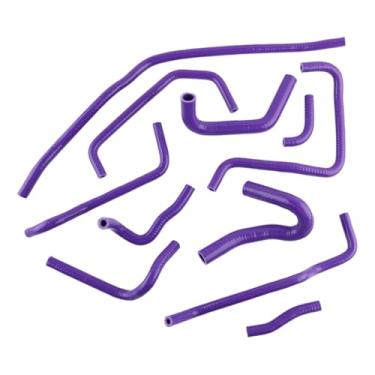 Imagem de XAJINGSU Kit de mangueira de respiro de aquecedor de silicone para Mazda MX5 MX-5 Miata NB MK2 1.8L BP-Z3 1999-2005 Motor 3Ply 4,5 mm Espessura 11 peças - Resistência a altas temperaturas -60°C a 260°