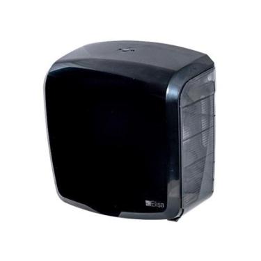 Imagem de Dispenser Para Papel Higiênico Rolão Preto E Branco Elisa