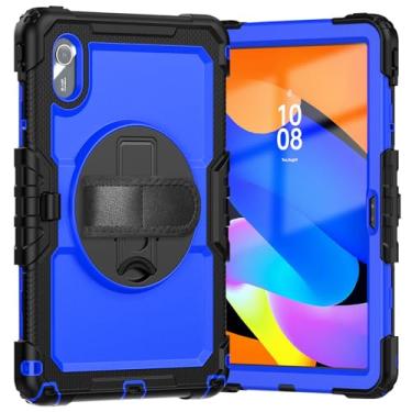 Imagem de Capa de tablet para Lenovo Tab M11 (TB-330FU/TB-330XU) Capa de proteção à prova de quedas de 11 polegadas com suporte de rotação de 360° e alça [suporte de caneta] e protetor de tela/K11/Xiaoxin Pad