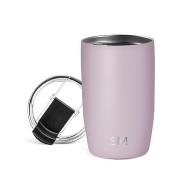 Imagem de Simple Modern Caneca de café de viagem com tampa flip | Garrafa térmica reutilizável isolada de aço inoxidável para café gelado | Presentes para mulheres e homens para ele | Coleção Voyager | 340 g |