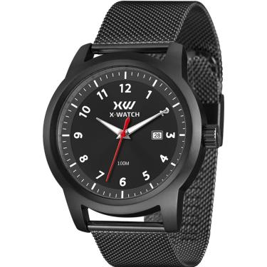 Imagem de Relógio X-Watch Masculino Ref: Xmns1011 P2px Casual Mesh Black