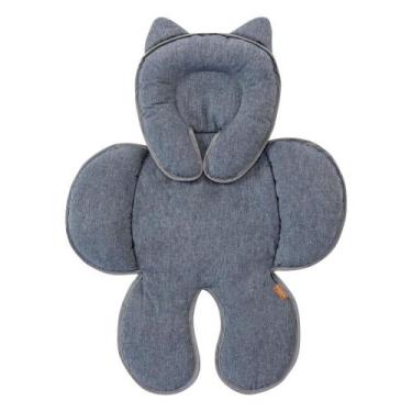 Imagem de Capa Anatômica Para Bebê Conforto Acolchoada e Ajustável Linho - 1 Peç