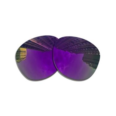 Imagem de Wetnenss Lentes de substituição para óculos de sol Oakley Latch OO9265/polarizadas de 1,5 mm/fácil de instalar (roxo)