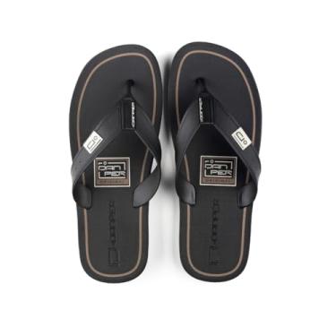 Imagem de Sandália Masculina Chinelo de dedo Masculino Monte Carlo cor Preto – Conforto, Estilo, Urbano Solado Antiderrapante. (Preto, BR, Adulto, Faixa Numérico, 37, 38)