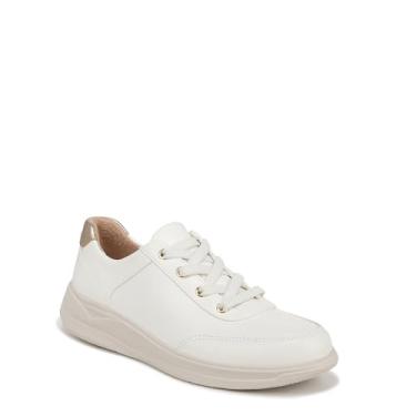 Imagem de BZees Tênis feminino Times Square sem cadarço, Branco, liso, liso, 8.5 Wide