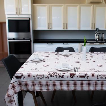 Imagem de Toalha De Mesa Quadrada 4 Lugares 1,40x1,40m Impermeável Appel Café