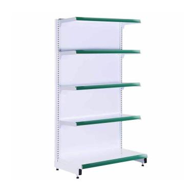 Imagem de Gôndola Prateleira Supermercado 5 Níveis 40x30 New Plus 1,70m Ponta Verde - Sa Gôndolas