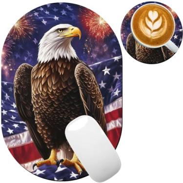 Imagem de TOEMZTFT Mouse pad pequeno, portátil, fundo de borracha antiderrapante à prova d'água, adequado para mouse sem fio, bandeja de teclado para laptop para homens e mulheres, viagem de escritório 18 x 27