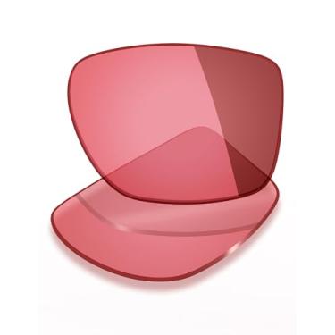 Imagem de Mryok Lentes de reposição UV400 para óculos Oakley Chamfer Squared OX8143 54 mm, HD Polarized, proteção UV, resistente a impactos e ajuste perfeito - Fotocromático rosa