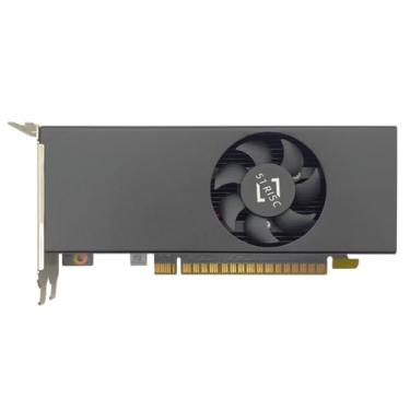 Imagem de 51RISC Placa de vídeo GT 730 4GB LP, 4 portas HDMI de baixo perfil GDDR5 placa de vídeo de fator de forma pequeno para jogos 8K Display Desktop/Mini PC SFF placa de vídeo (GTX 730 4G 4×HDMI LP)