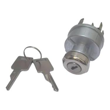 Imagem de Zrbectay Interruptor de ignição com 2 chaves 1652306C91 substitui 463032C91 1652306C91 compatível com caminhão internacional série 4000/8000