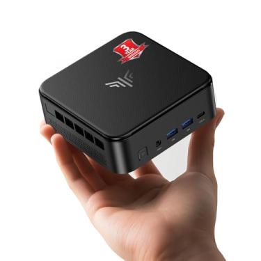 Imagem de KAMRUI Mini PC, E3B 32GB RAM 512GB SSD Mini Computadores para Jogos AMD Ryzen 5 7430U Micro Desktop (máx. 4,3 GHz, 6C/12T, Beat 5650U), suporte para PC pequeno WiFi 6, BT5.2, tela tripla para